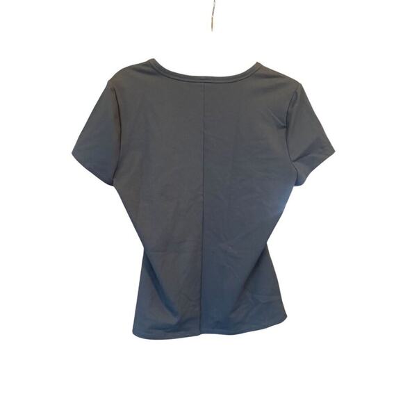 525 Short Sleeve Crew Neck Fitted T-Shirt Nylon Spandex Blend Black Size Large - Picture 3 of 8